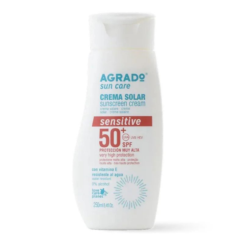 Protetor Solar Sensitive Cream Fps 50 Argado 250 ml