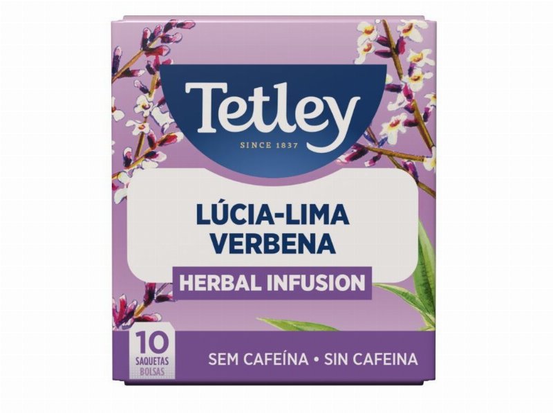 Infusão Tetley Lucia Lima 10 Saquetas