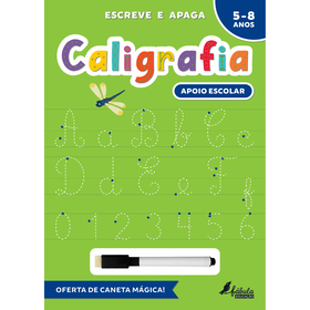 Escreve E Apaga - Caligrafia 5-8 Anos