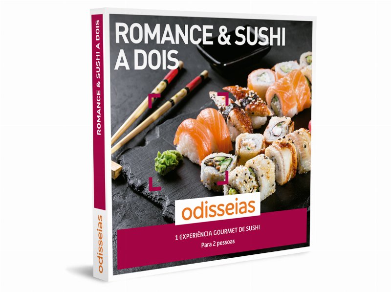 Pack Odisseias Romance & Sushi A Dois