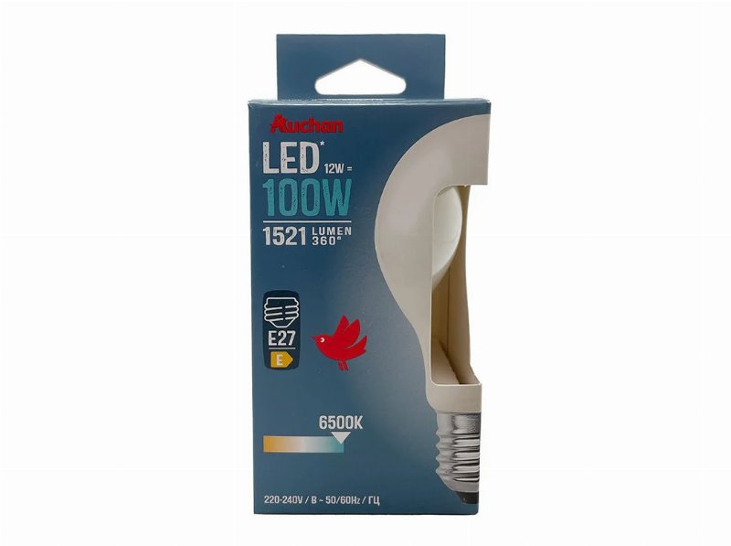 Lâmpada Led Standard Auchan E27 100W Luz Branca
