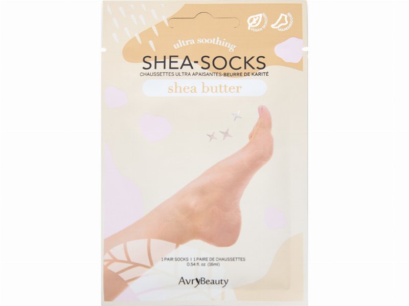 Máscara Pés Avry Shea-Socks Shea Butter