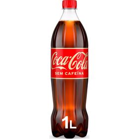 Refrigerante Com Gás Cola Sem Cafeína Coca-Cola 1 Lt