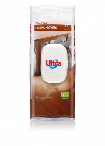 Toalhitas Limpa Móveis Ultra 60Un