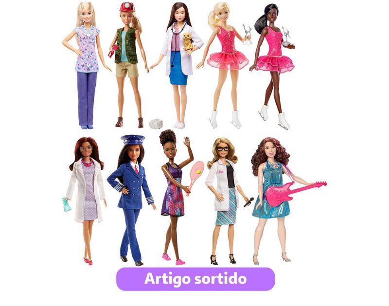 Boneca Barbie Tu Podes Ser Modelos Sortidos