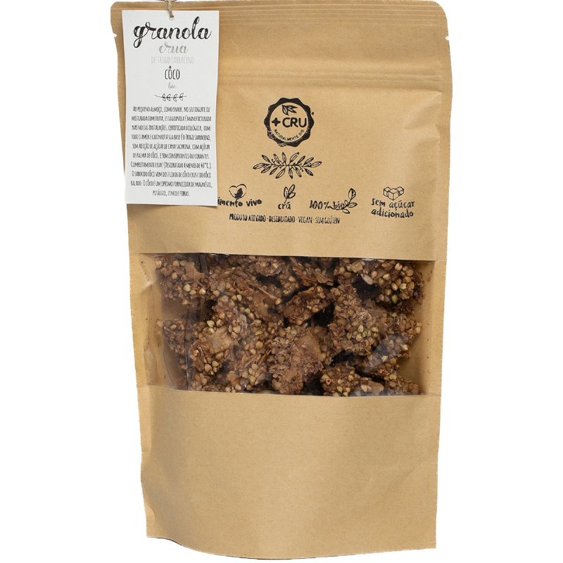 Granola Crua Com Coco Biológica 300 g