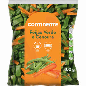 Mistura De Feijão Verde E Cenoura Continente 400 gr