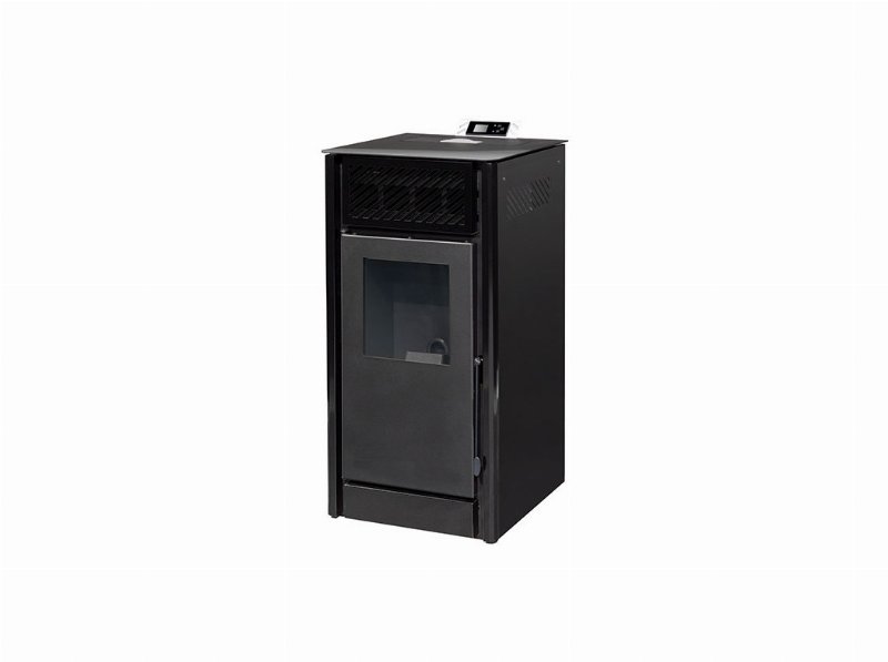 Salamandra A Pellets Mekka Eco Preto 9Kw