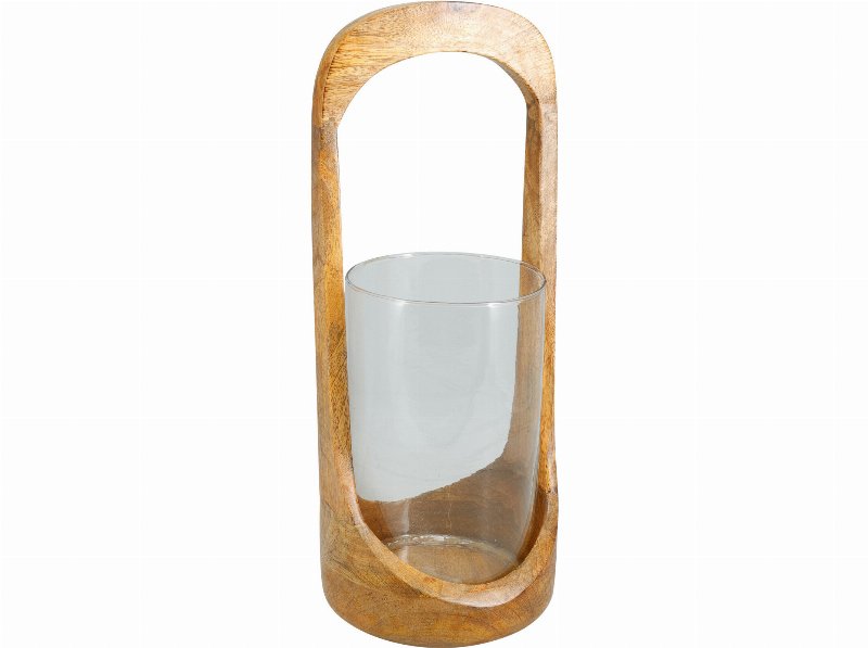 Suporte Vela Koopman Madeira 16X37Cm