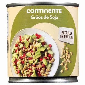Grãos De Soja Cozidos Continente 140 gr (Peso Escorrido 120 gr)