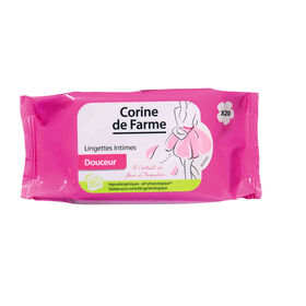 Toalhitas Íntimas Suaves Corine De Farme 20 Un