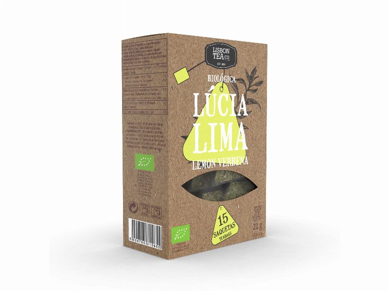 Infusão Lisbon Tea Co. Bio Lúcia-Lima 15 Saquetas