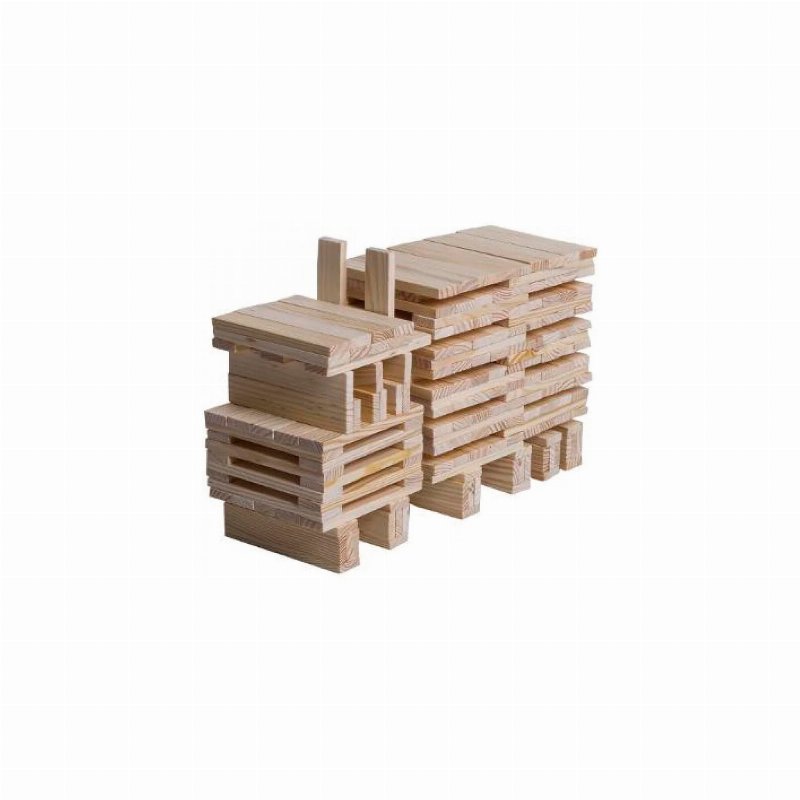 Brinquedo Jogo De Construção Madeira