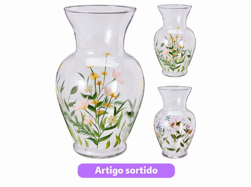 Jarra Vidro 16.5X16.5X27Cm Modelos Sortidos
