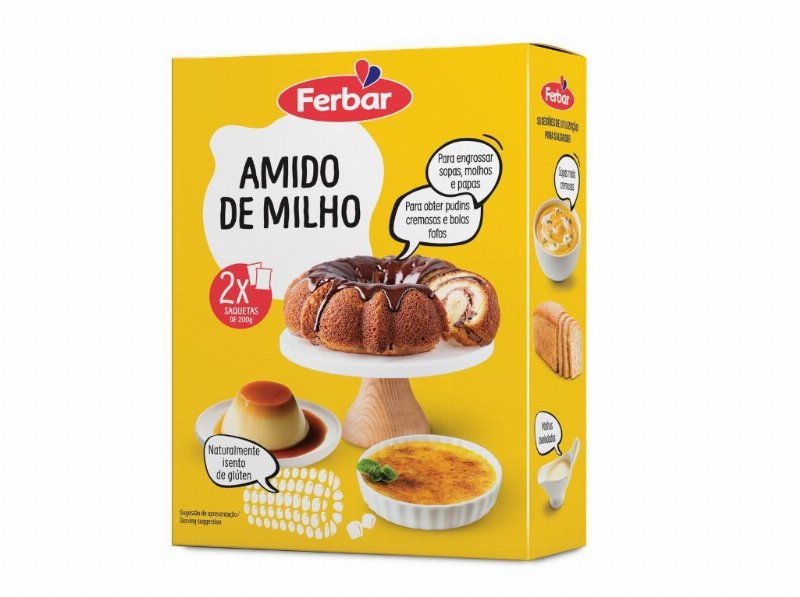 Farinha Ferbar Amido De Milho 2X200 g