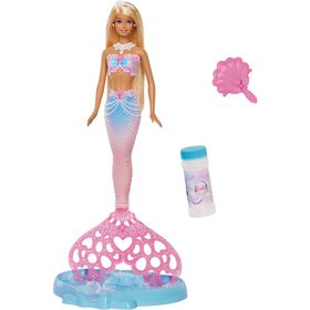Barbie - Boneca Sereia Bolas De Sabão