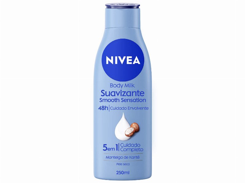 Leite Corporal Smooth Milk Suavizante Nivea 250 ml