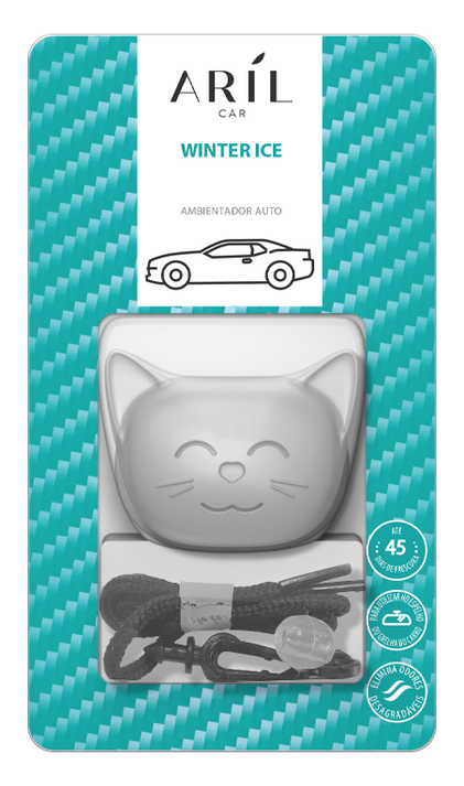 Ambientador Para Carro Gato Winter Ice Fancy Brands 1Un