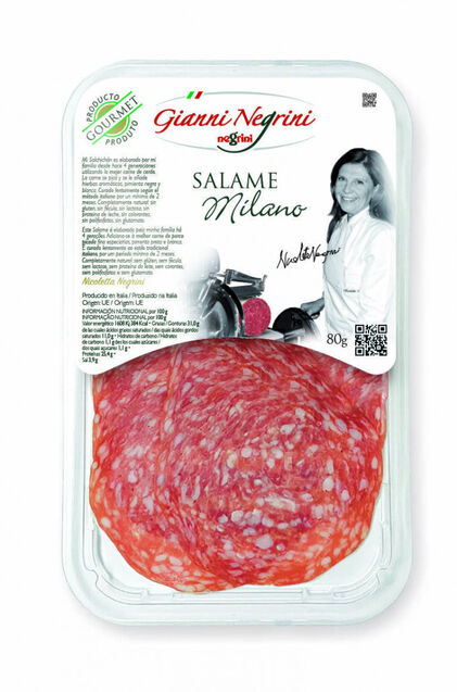 Salame Milano Fatiado Negrini 0.08Kg