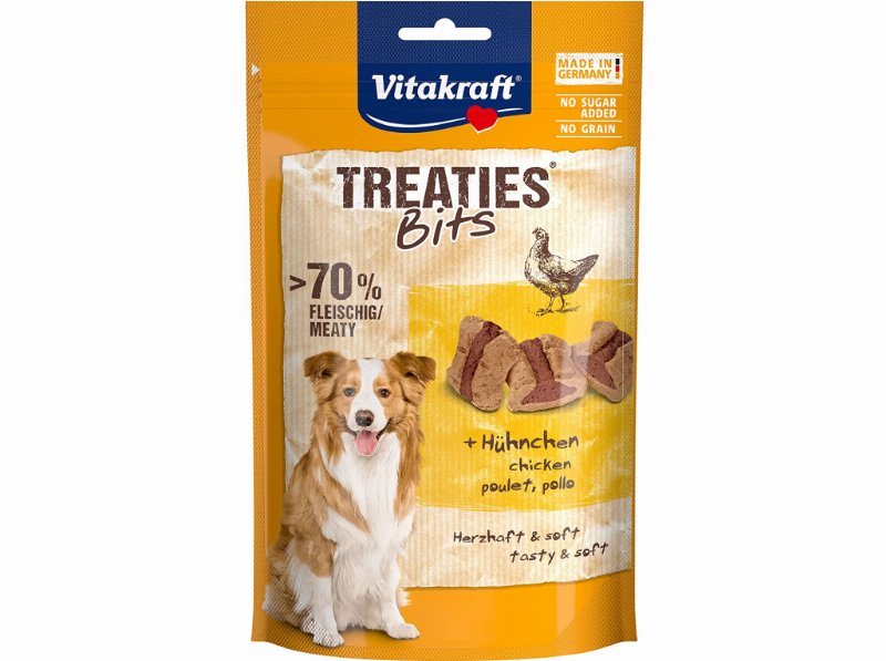Snacks Para Cão Vitakraft Treaties Bits Com Frango 120 g