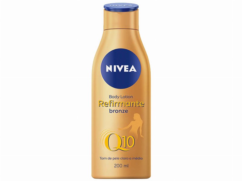 Loção Corporal Refirmante Q10 + Bronze Nivea 200 ml