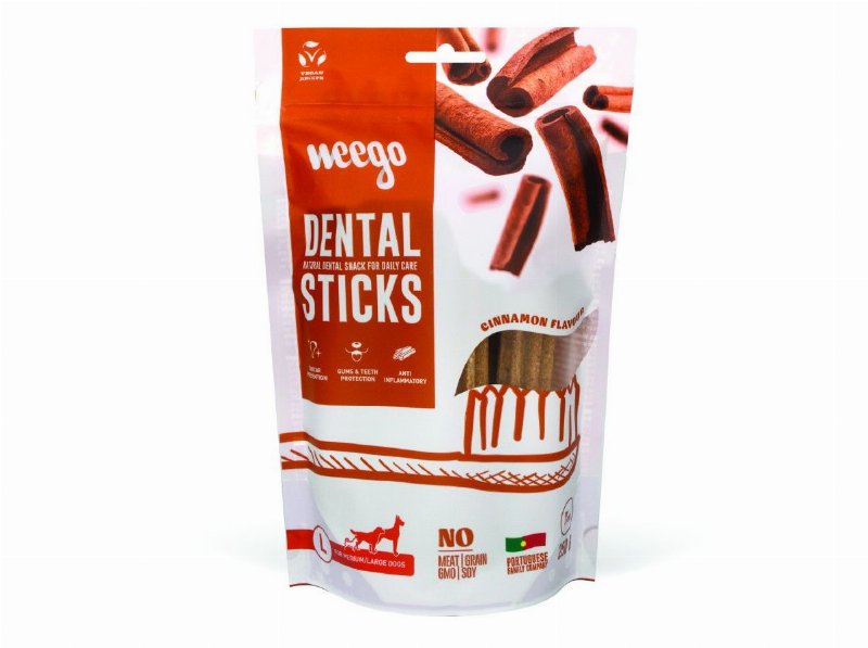 Snack Natural Cão Weego Dental Sticks M/L 250 g