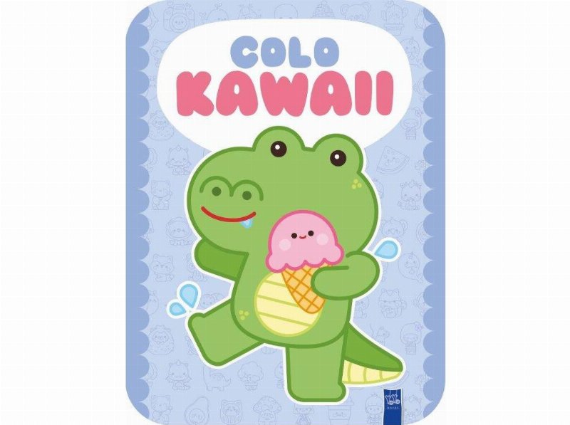 Livro Colo Kawaii Crocodilo