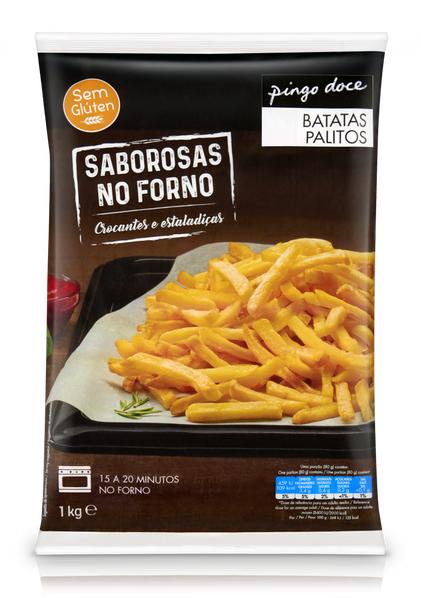 Batatas Pré-Fritas Palitos Pingo Doce 1Kg