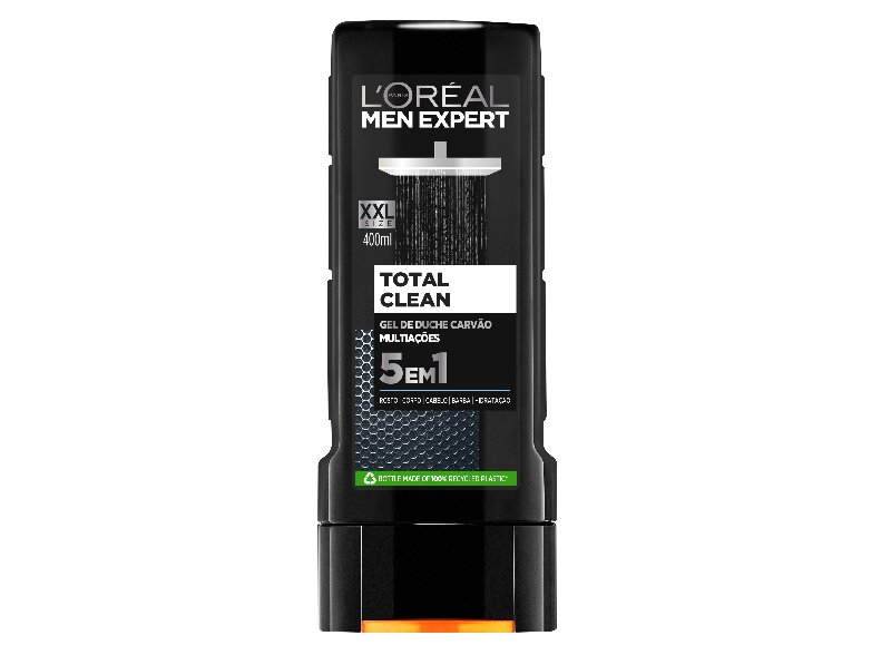 Gel Men Expert De Banho Total Clean 400 ml