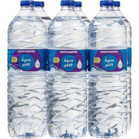 Água Sem Gás Alcalina Continente 6 X 1,5 Lt
