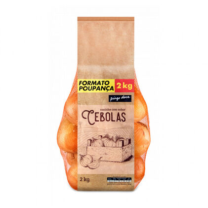 Cebola Embalada Pingo Doce 2Kg