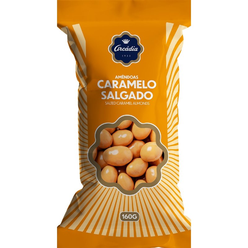 Amêndoas Cobertas De Caramelo Salgado 160 g