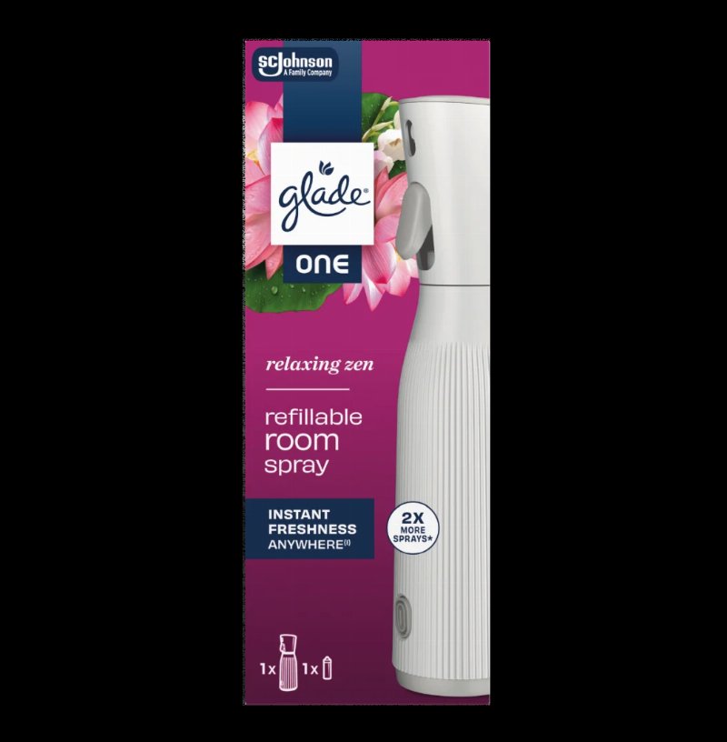 Ambientador One Relaxing Zen Com Recarga Glade 1Un