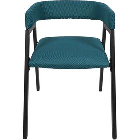 Conjunto De 2 Poltronas Braços Azul Atom