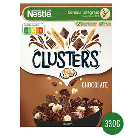 Cereais Integrais Com Chocolate Clusters 330 gr