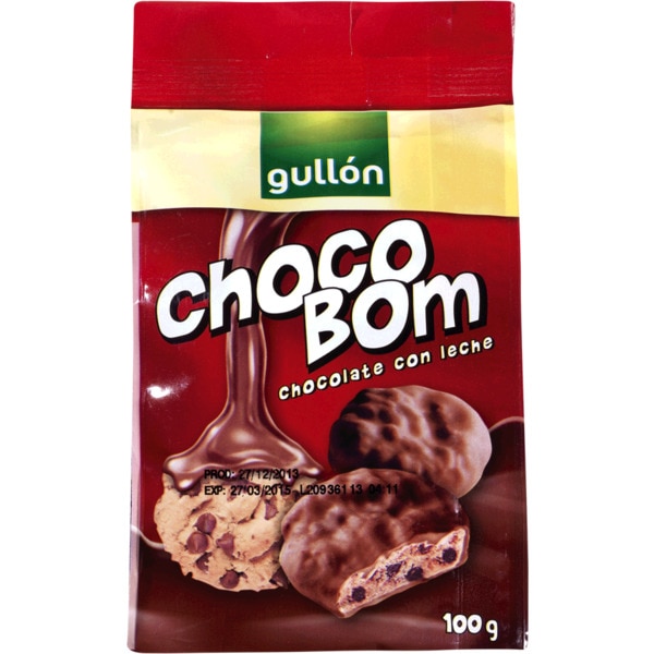 Bolachas De Chocolate De Leite Choco Bom 100 g