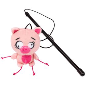 Brinquedo Para Gato Peluche Porco Com Cana Fuzzyard 1 Un