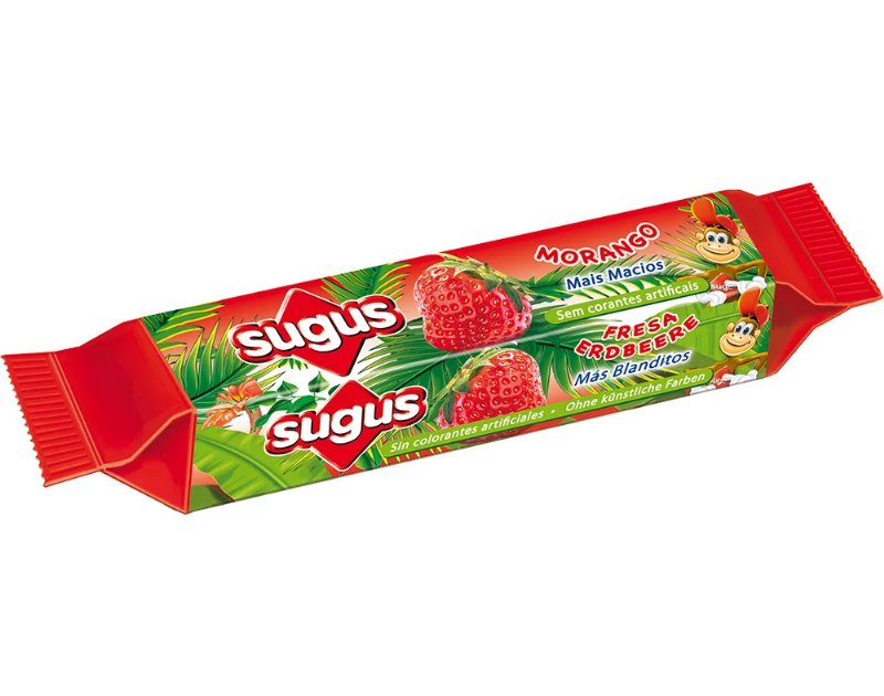 Drops Sugus Stick Morango 45 g
