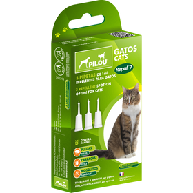 Pipeta Repelente Para Gato Pilou Repul 7 3 X 1 ml