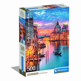 Clementoni - Puzzle Lighting Venice 500 Peças