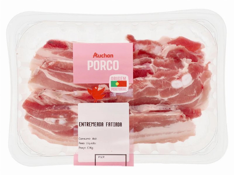 Entremeada De Porco Fatiada Auchan Kg