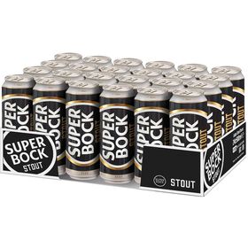 Cerveja Com Álcool Em Lata Stout Super Bock 24 X 50 cl