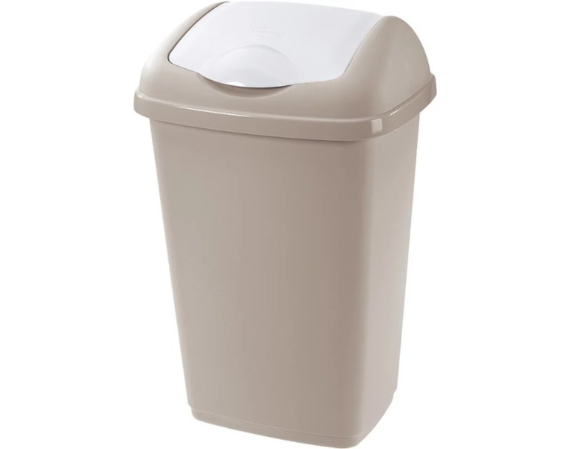 Balde Lixo Elegance Actuel Em Plástico 25 l - 32.5X49.5X26Cm