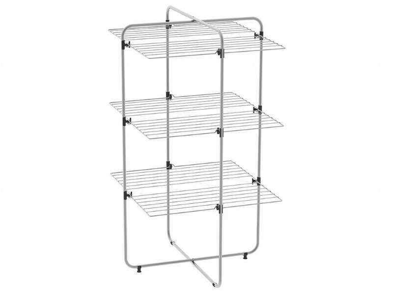 Estendal Vertical Auchan Alumínio 118X70X70Cm