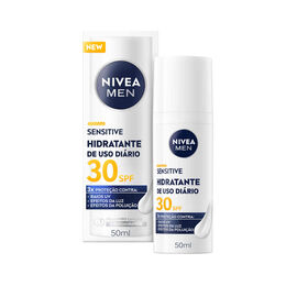 Creme De Rosto Sensitive Fps 30 Nivea Men 50 ml