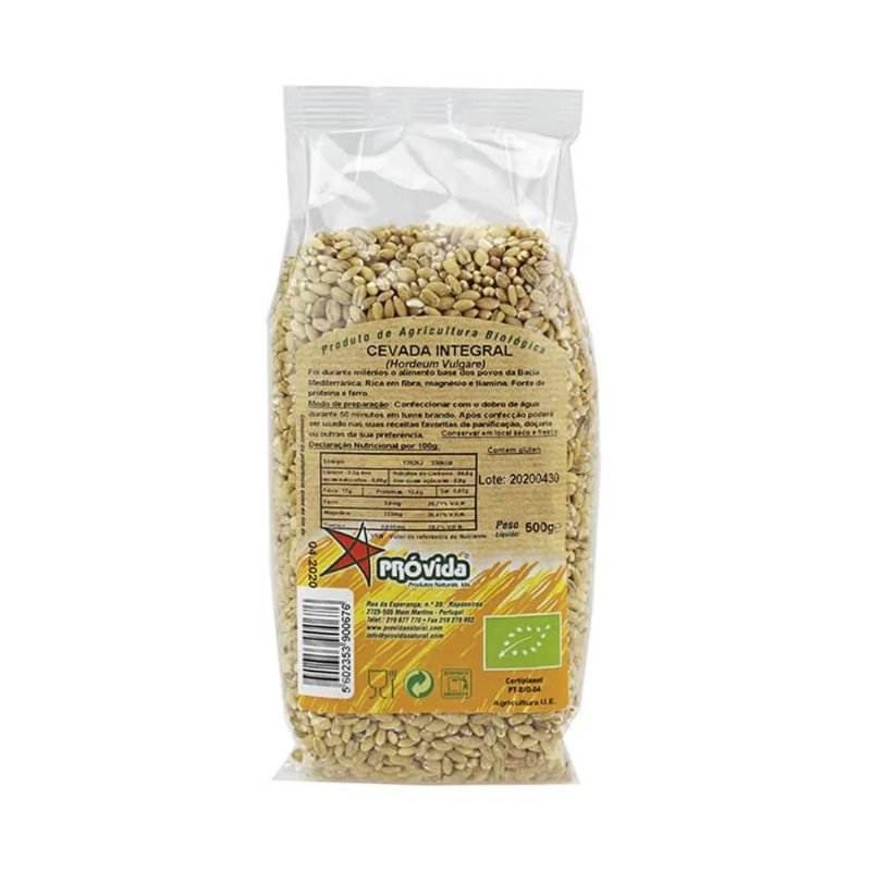 Cevada Integral Próvida Bio 500 g