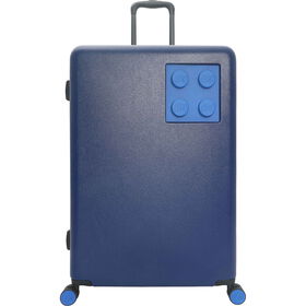 Mala De Viagem Grande 4 Rodas Azul Brick Lego