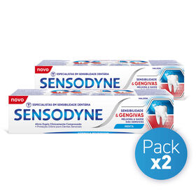 Pasta De Dentes Sensibilidade E Gengivas Sensodyne 2 X 75 ml