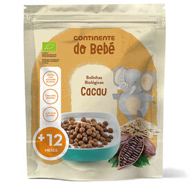 Cereais Bolinhas De Cacau +12M Continente Do Bebé 125 gr