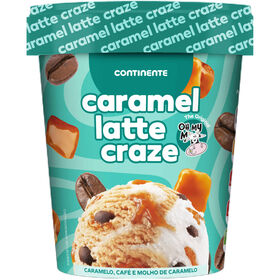 Gelado Caramel Latte Craze Continente 500 ml